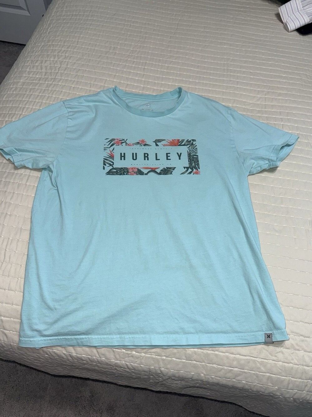 Hurley Women’s T Shirt | Teal | Medium |